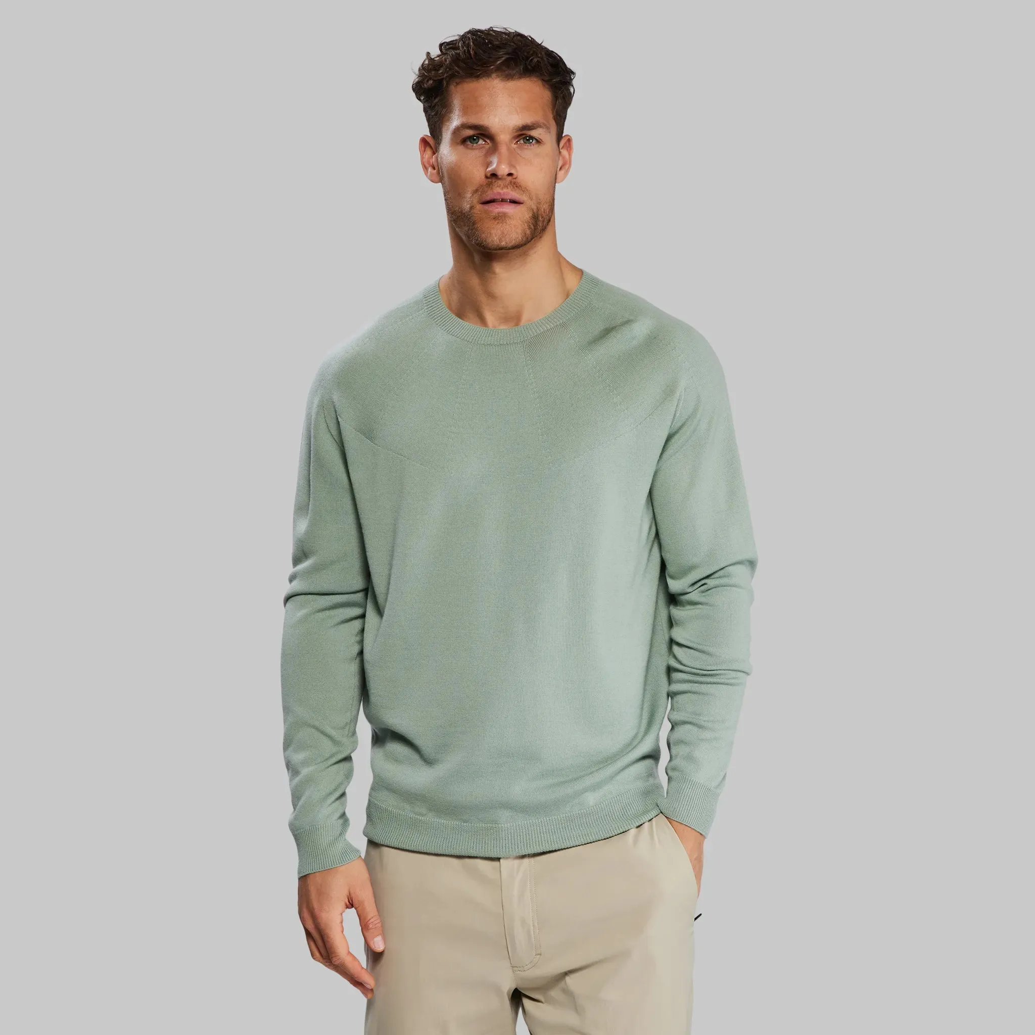 Planet Earth Sweater. Sage Green edition