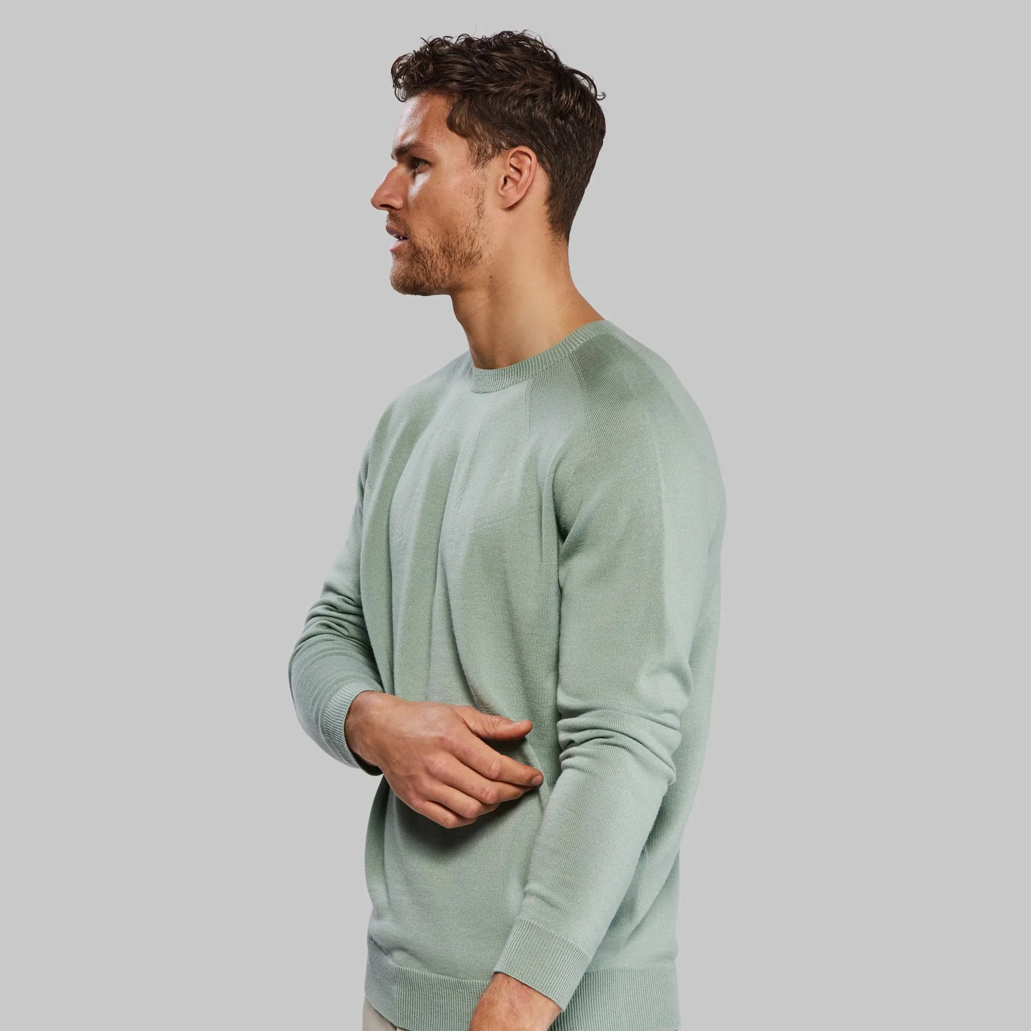 Planet Earth Sweater. Sage Green edition