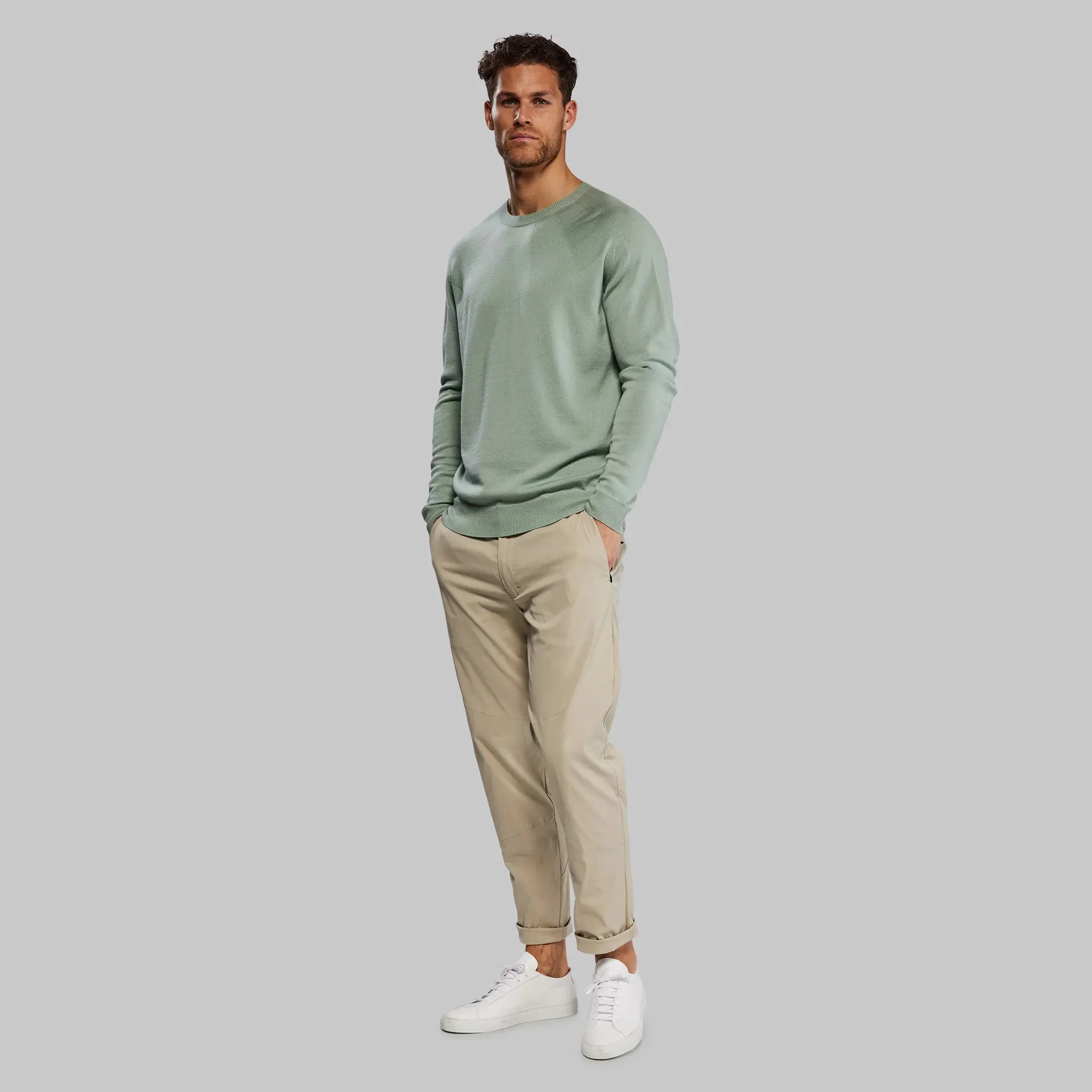 Planet Earth Sweater. Sage Green edition