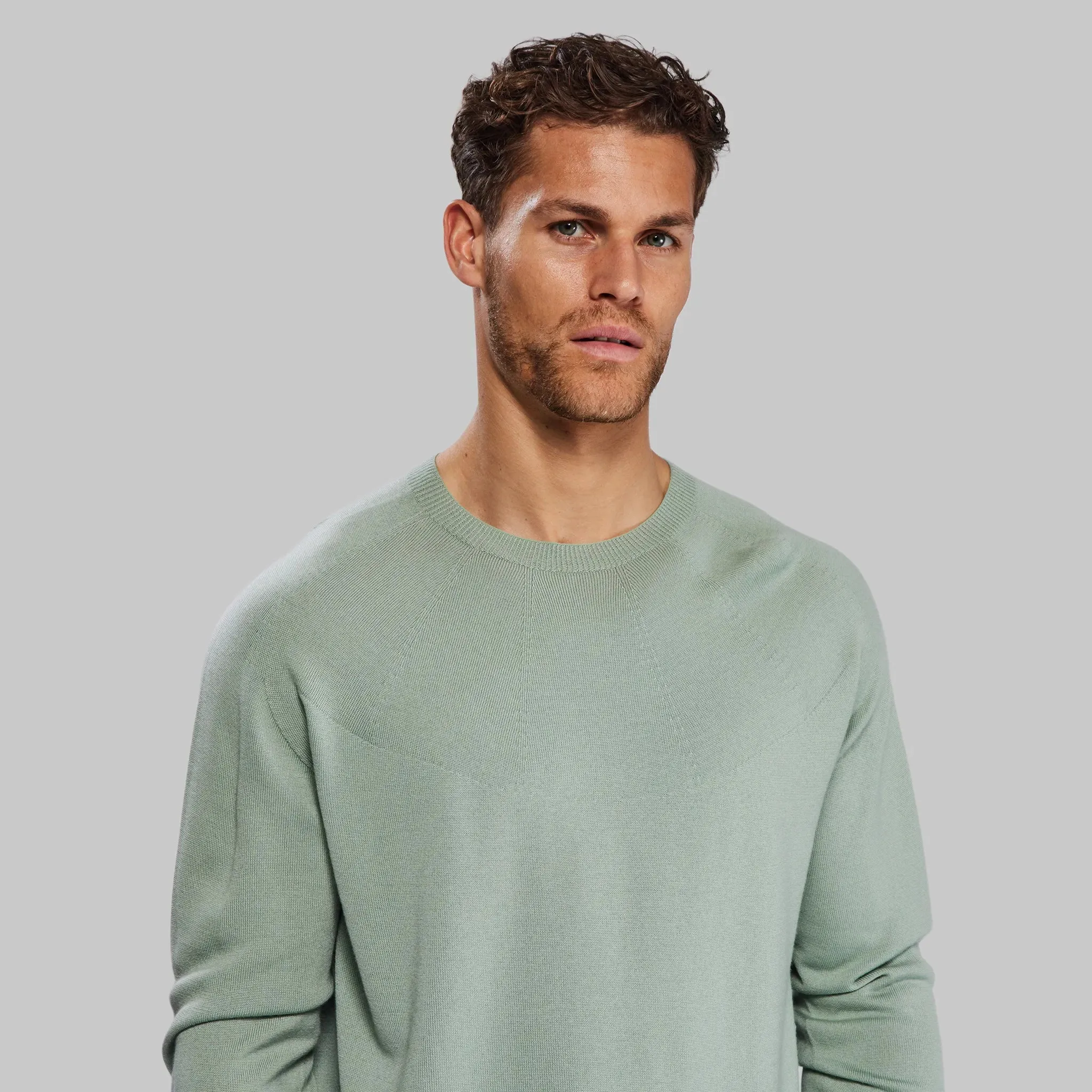 Planet Earth Sweater. Sage Green edition