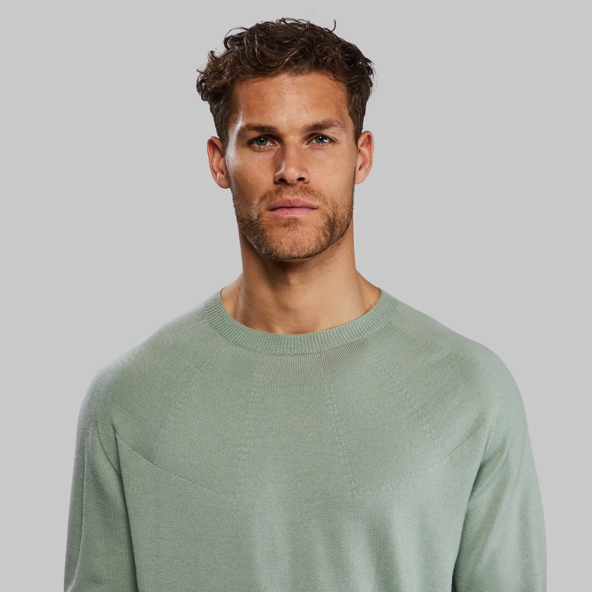 Planet Earth Sweater. Sage Green edition