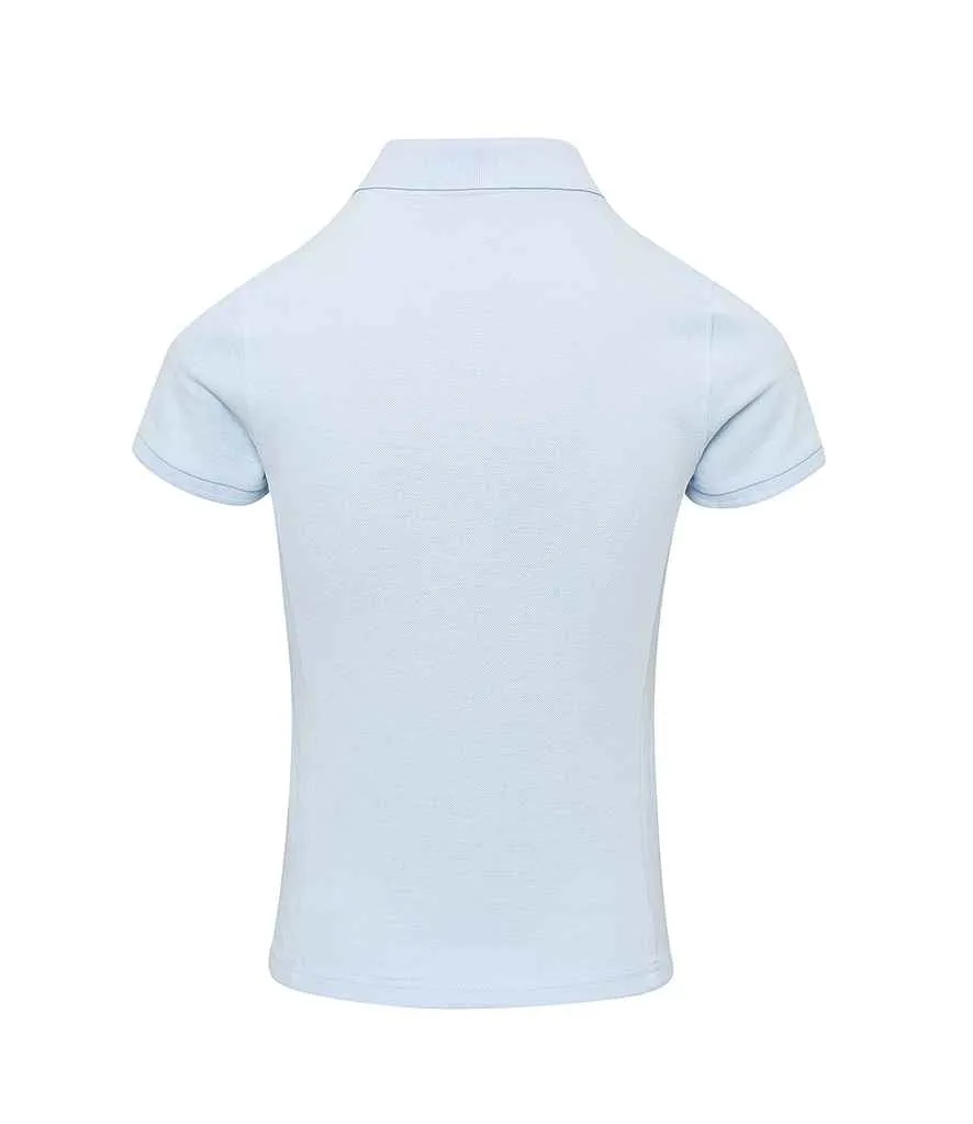 Premier Ladies Coolchecker® Plus Piqué Polo Shirt | Light Blue