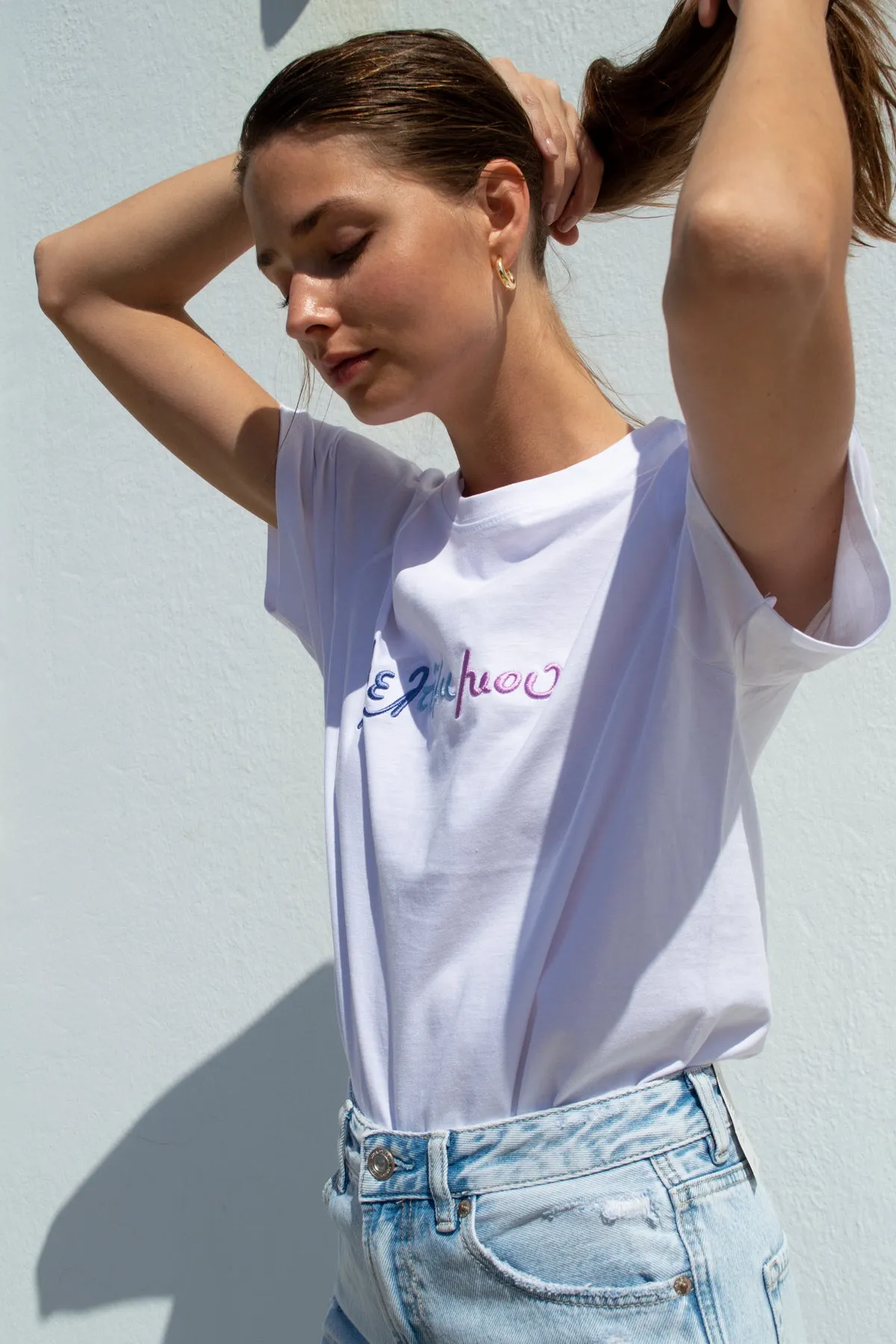 "Meltemi Mou" White T-Shirt