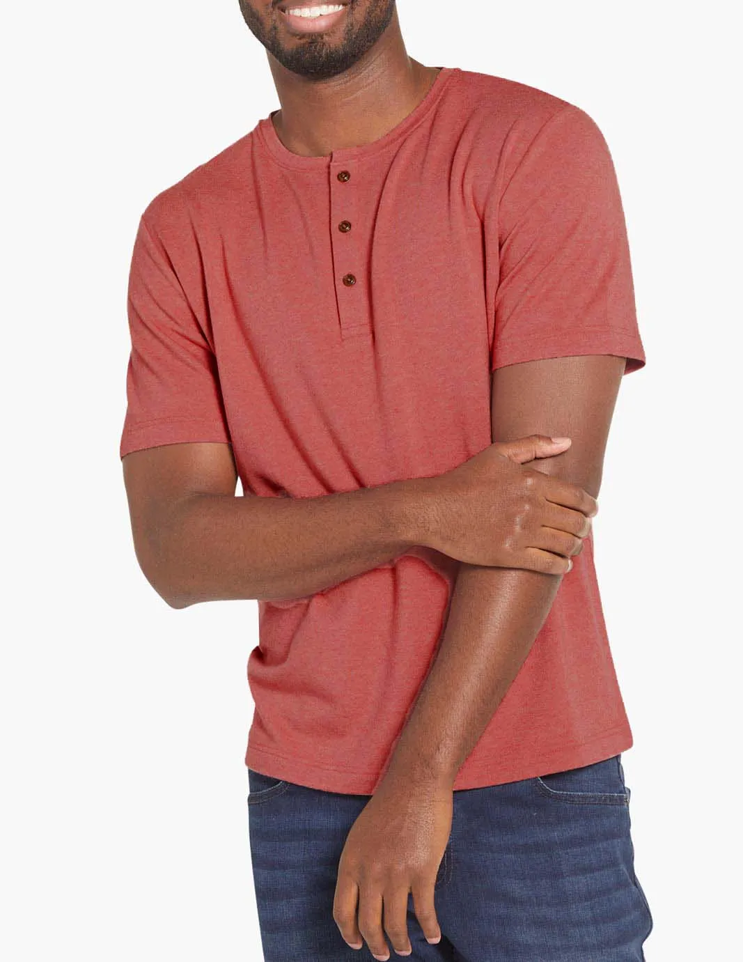 REDWOOD CASHMERE HENLEY