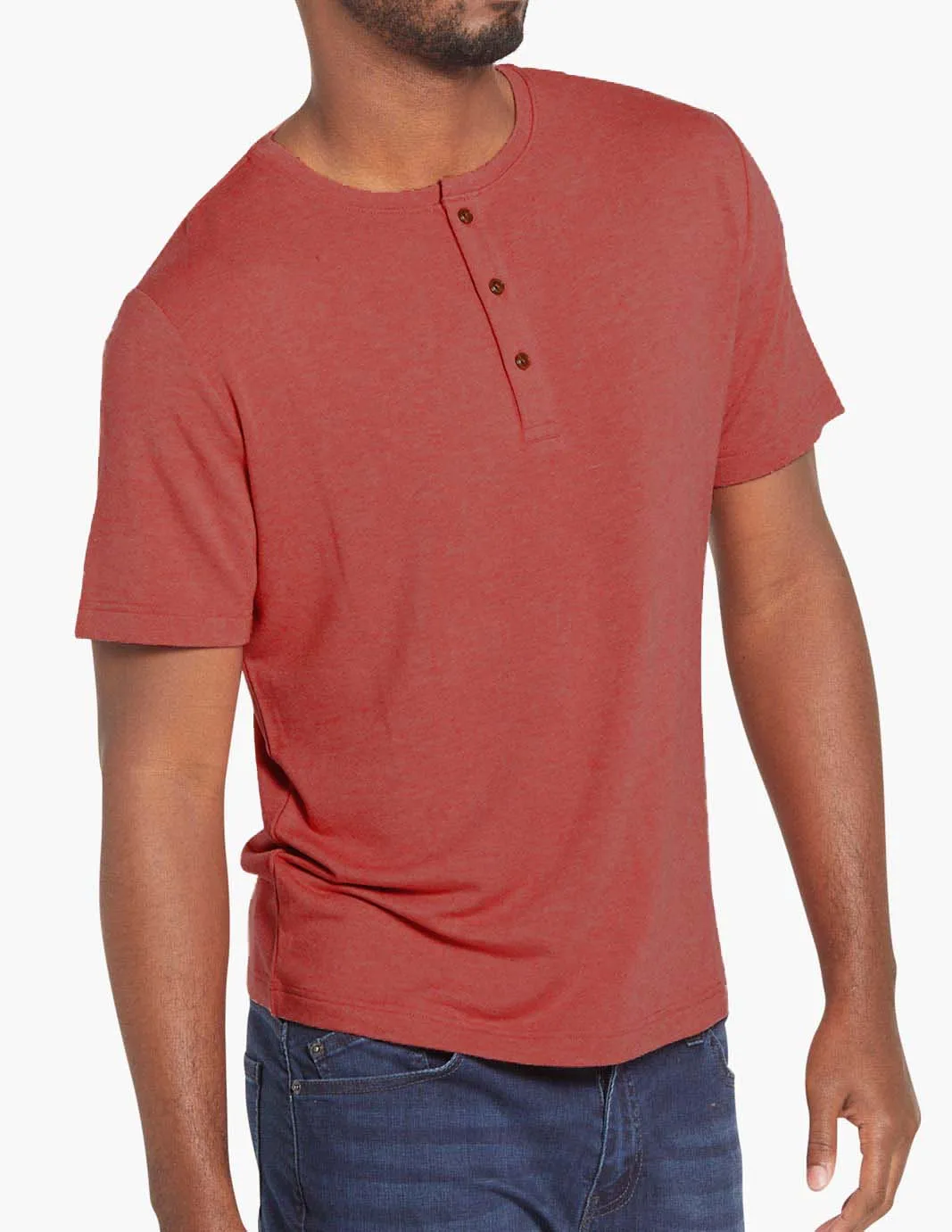 REDWOOD CASHMERE HENLEY