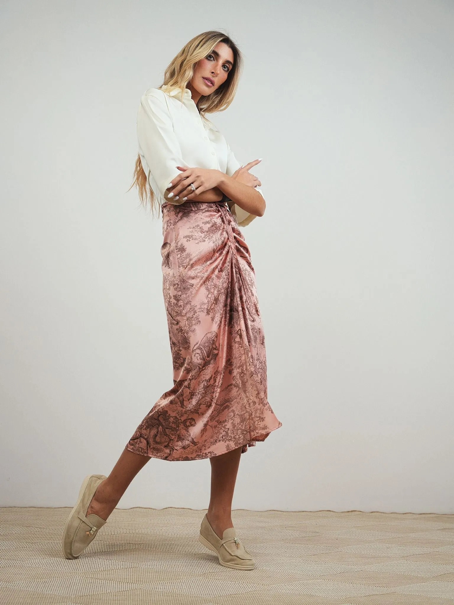 Ruched Skirt