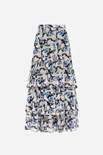 Ruffles Skirt- Chiffon Florals