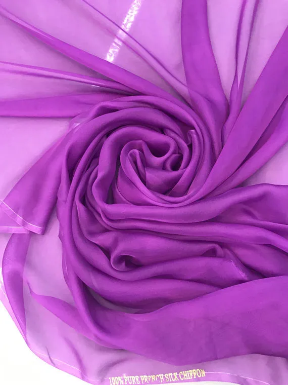Silk chiffon 54" wide