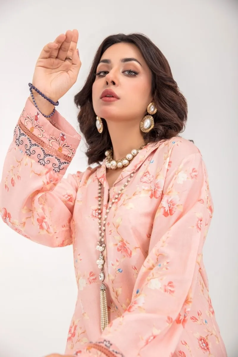 Simrans Linen Floral 3 Piece Suit SIM71