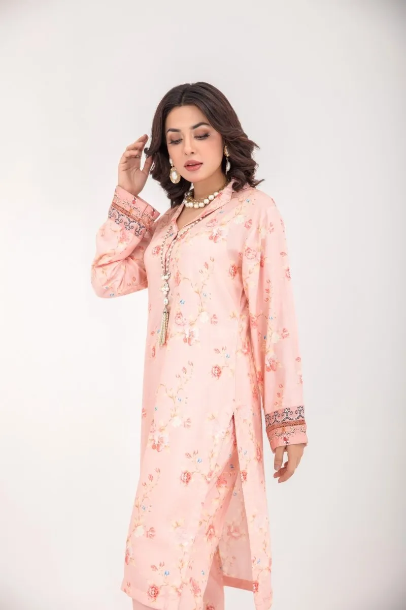 Simrans Linen Floral 3 Piece Suit SIM71