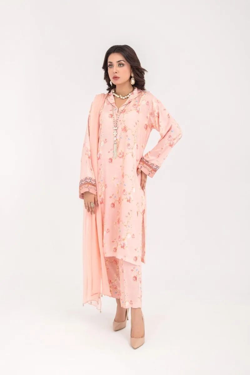 Simrans Linen Floral 3 Piece Suit SIM71