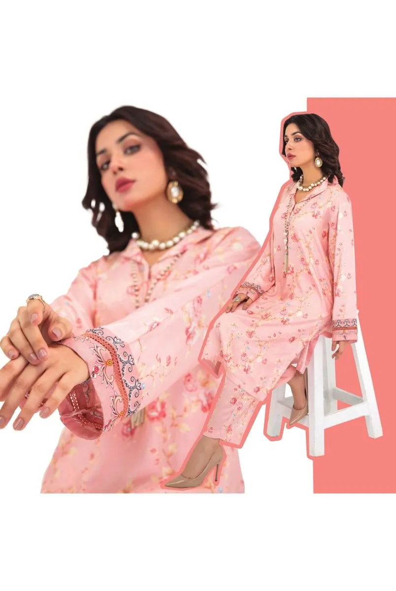 Simrans Linen Floral 3 Piece Suit SIM71