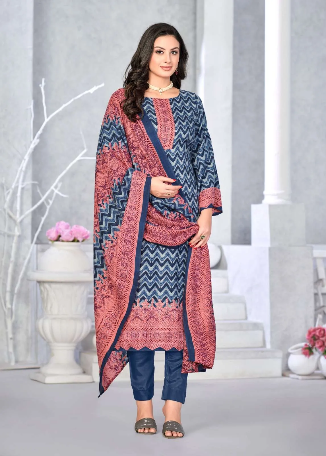 Skt Suits Woolen Queen 86001-86008 Festivewear Designer Salwar Kameez (421x08)