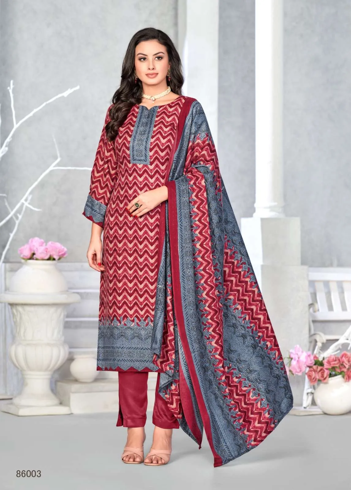 Skt Suits Woolen Queen 86001-86008 Festivewear Designer Salwar Kameez (421x08)