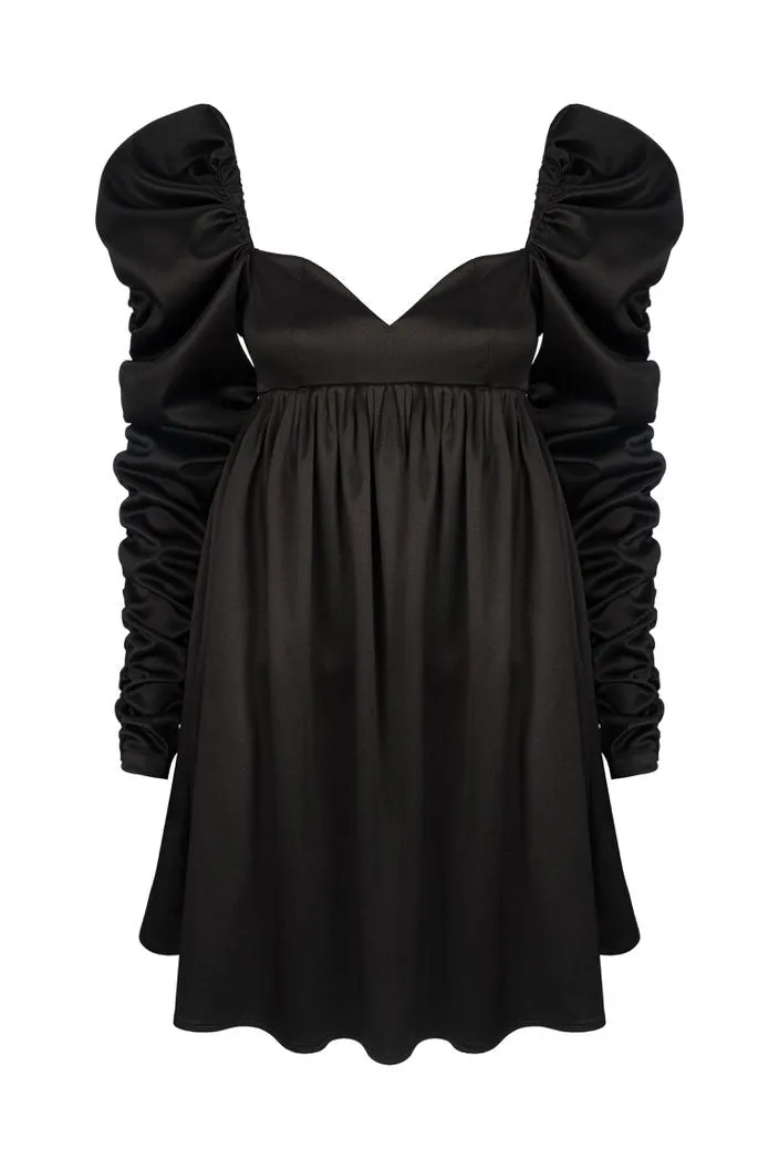 Slinky Black Evening Dress