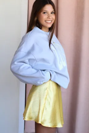 Sunshine Satin Skater Skirt