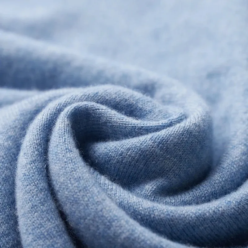Vera | Pure Cashmere Knitted Polo Collar T-Shirt