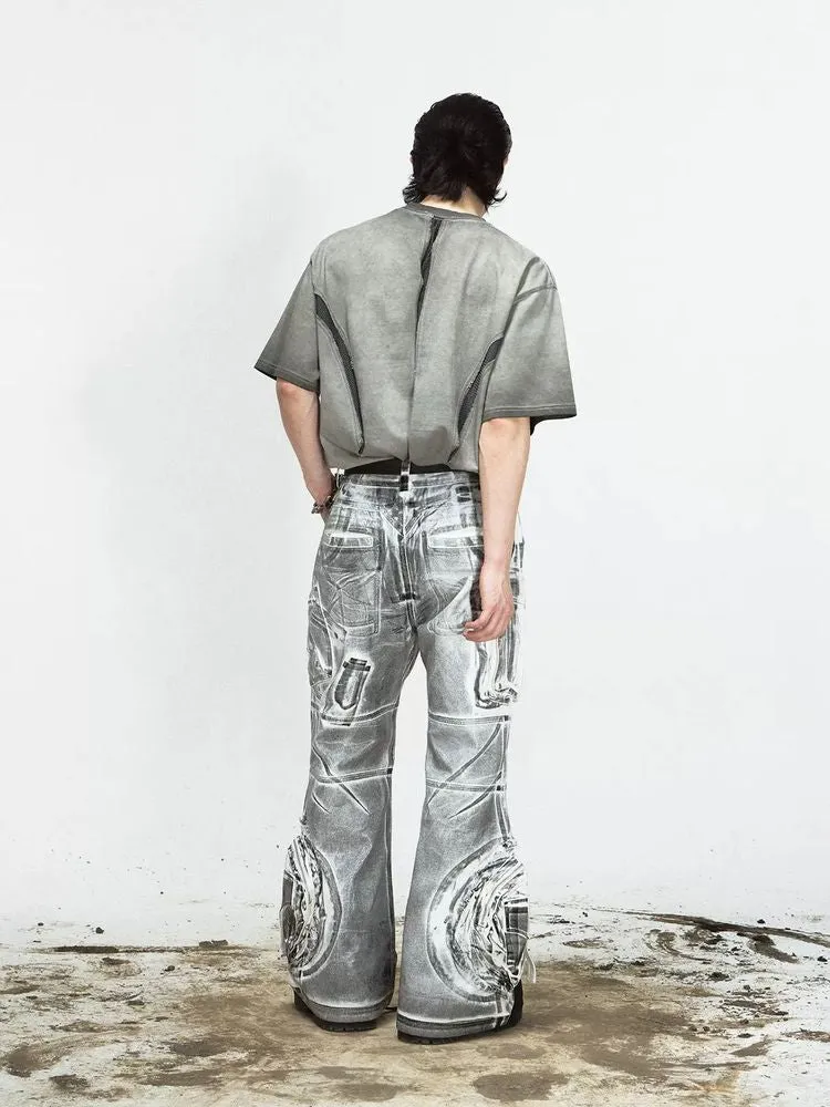 Washed loose straight casual pants【s0000009211】